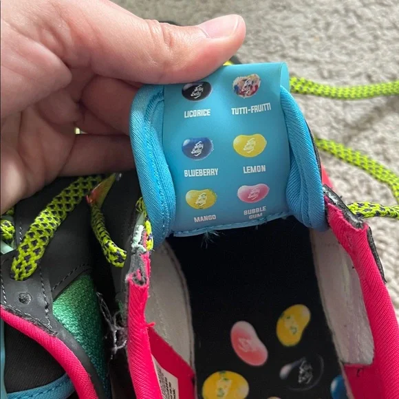 Reebok Jellybean Collab Black Colorful Sneakers - Picture 7 of 8